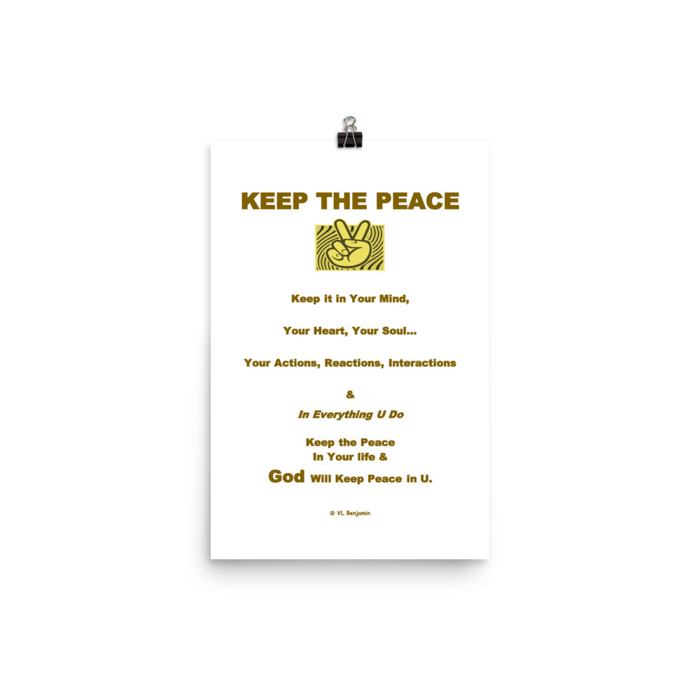 Keep The Peace