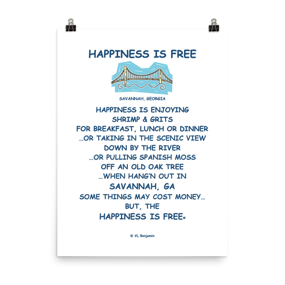 Happiness is Free Savannah