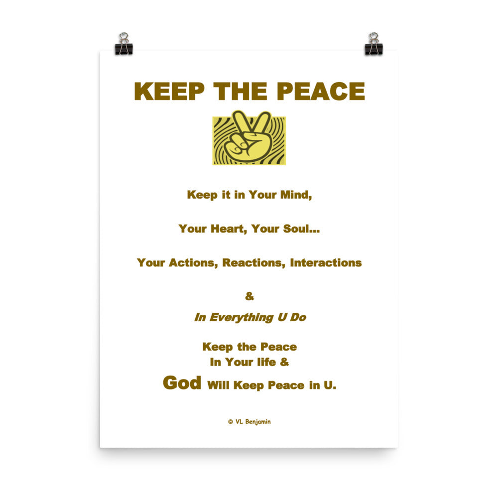 Keep The Peace
