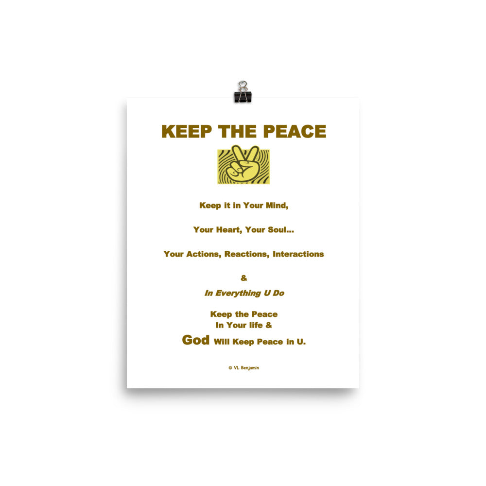 Keep The Peace