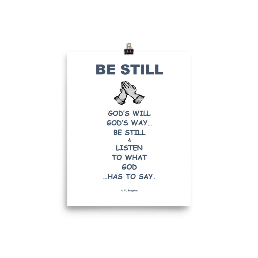 Be Still