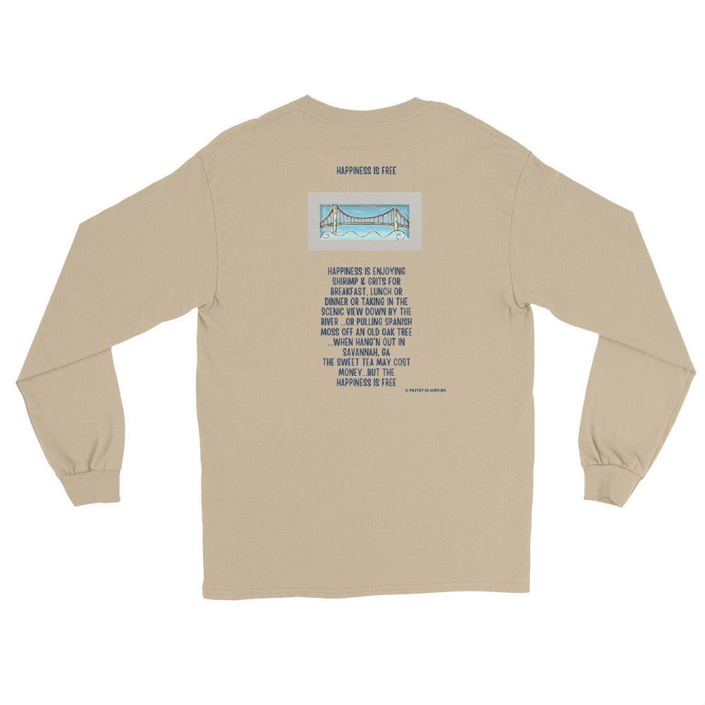 Happiness Is Free (Savannah) - Long Sleeve T