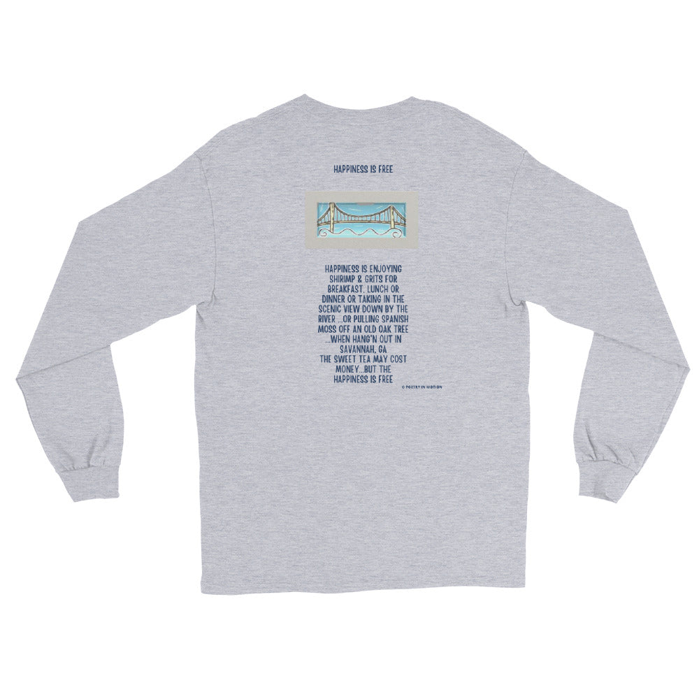 Happiness Is Free (Savannah) - Long Sleeve T