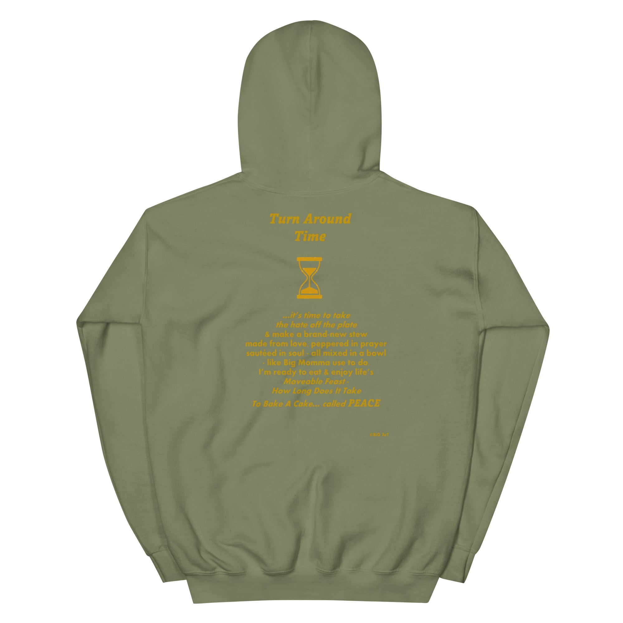 TURN AROUND TIME  Unisex Hoodie