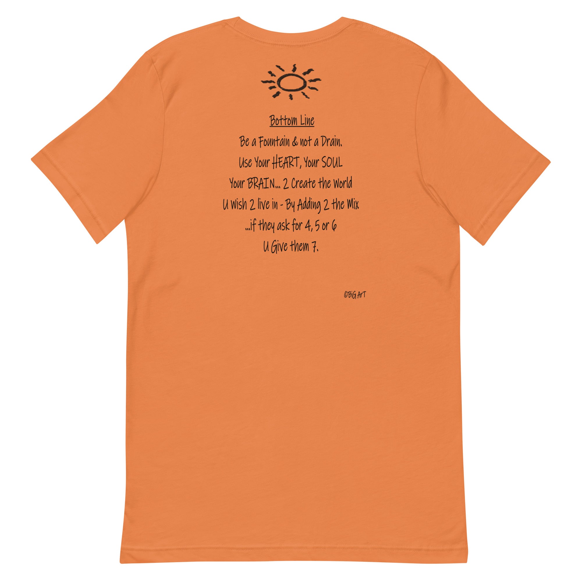 THE HUMANITARIAN'S CREED   Unisex t-shirt