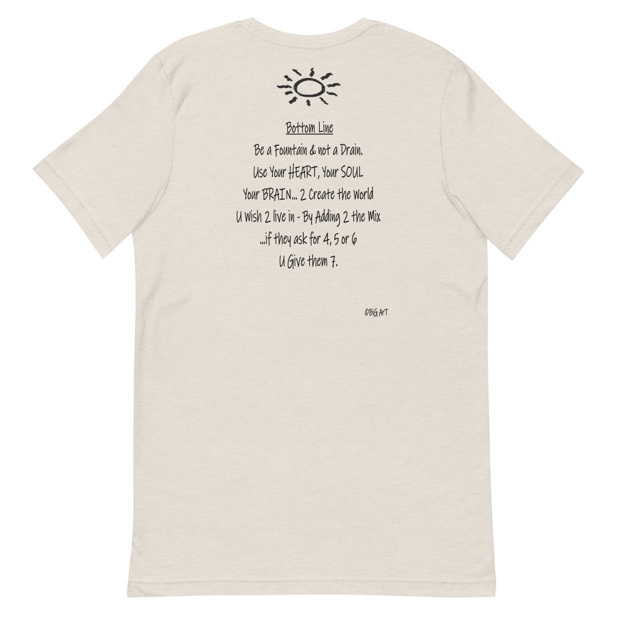 THE HUMANITARIAN'S CREED   Unisex t-shirt