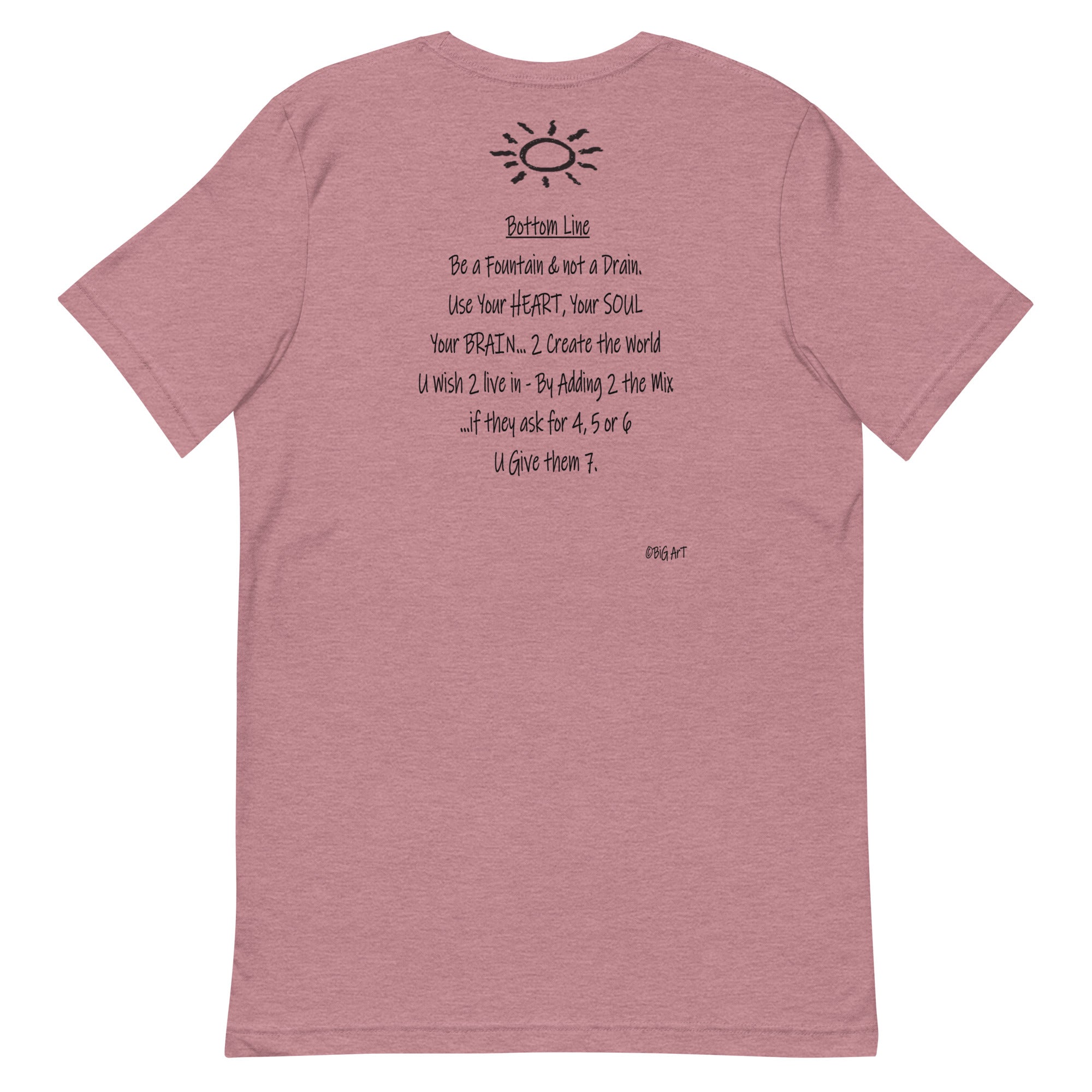 THE HUMANITARIAN'S CREED   Unisex t-shirt