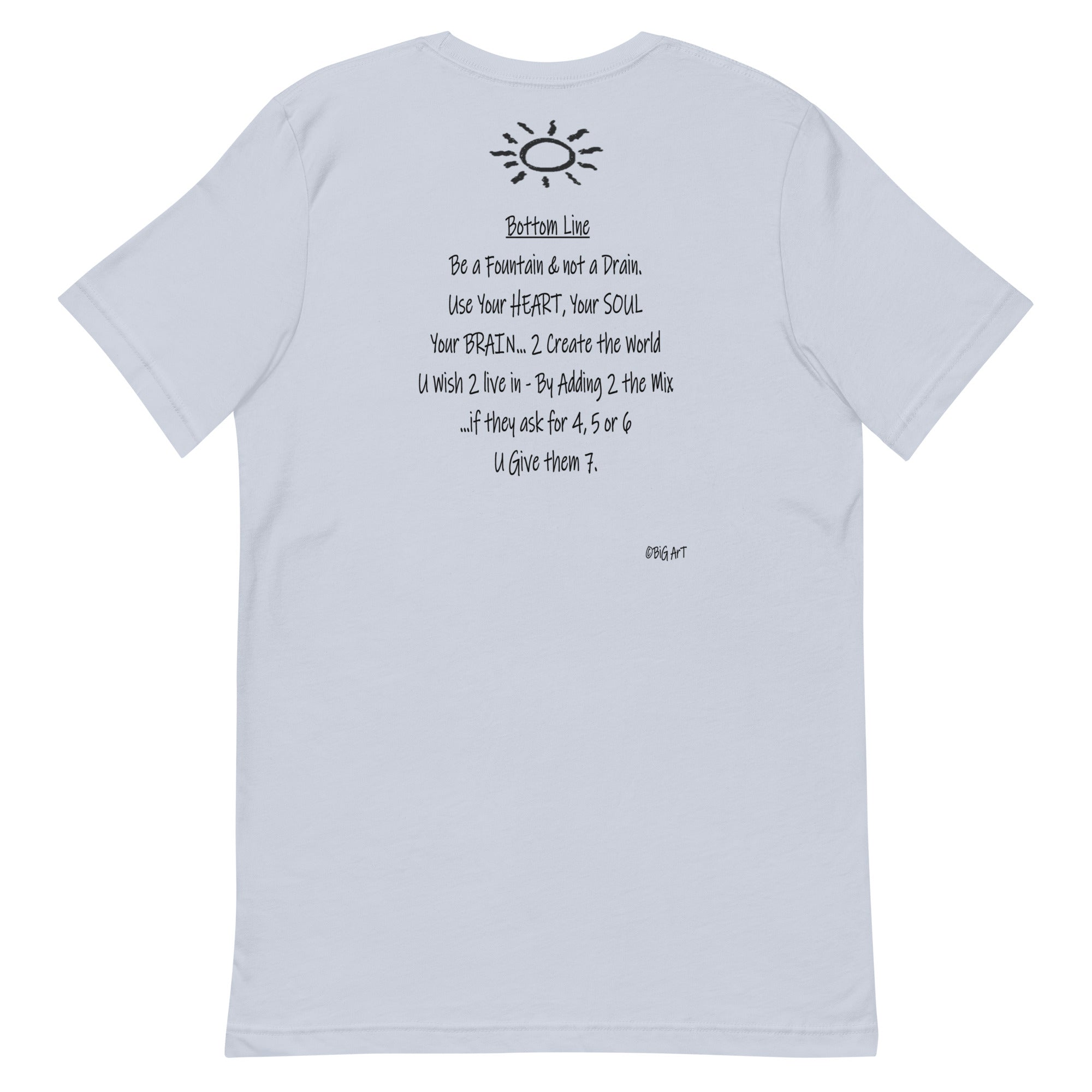 THE HUMANITARIAN'S CREED   Unisex t-shirt