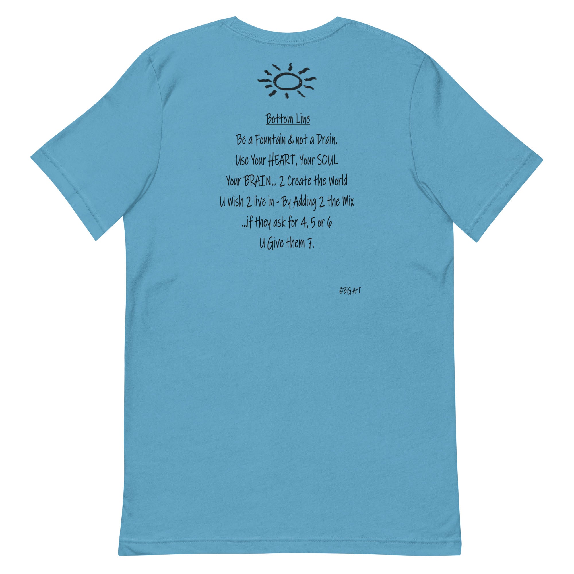 THE HUMANITARIAN'S CREED   Unisex t-shirt
