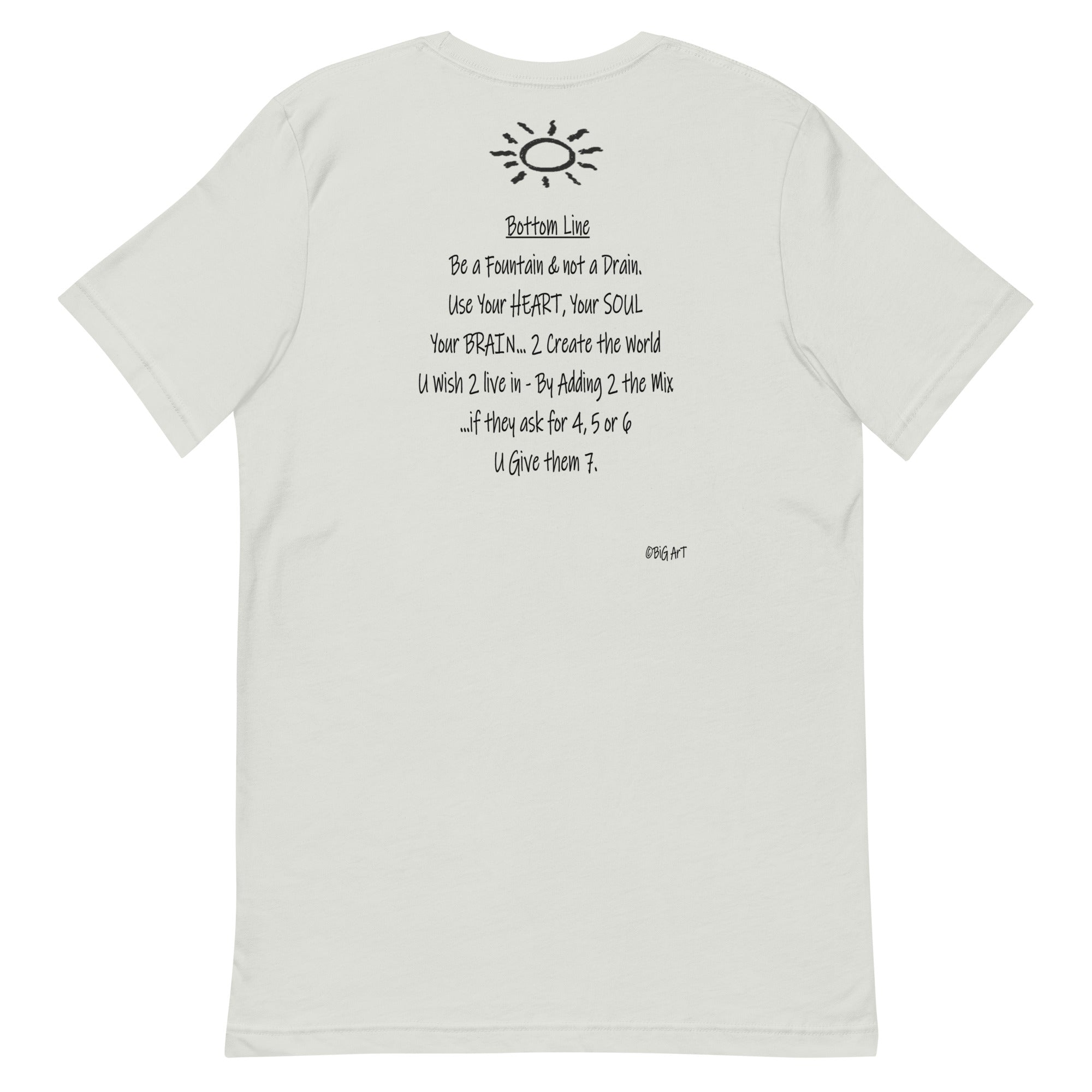 THE HUMANITARIAN'S CREED   Unisex t-shirt