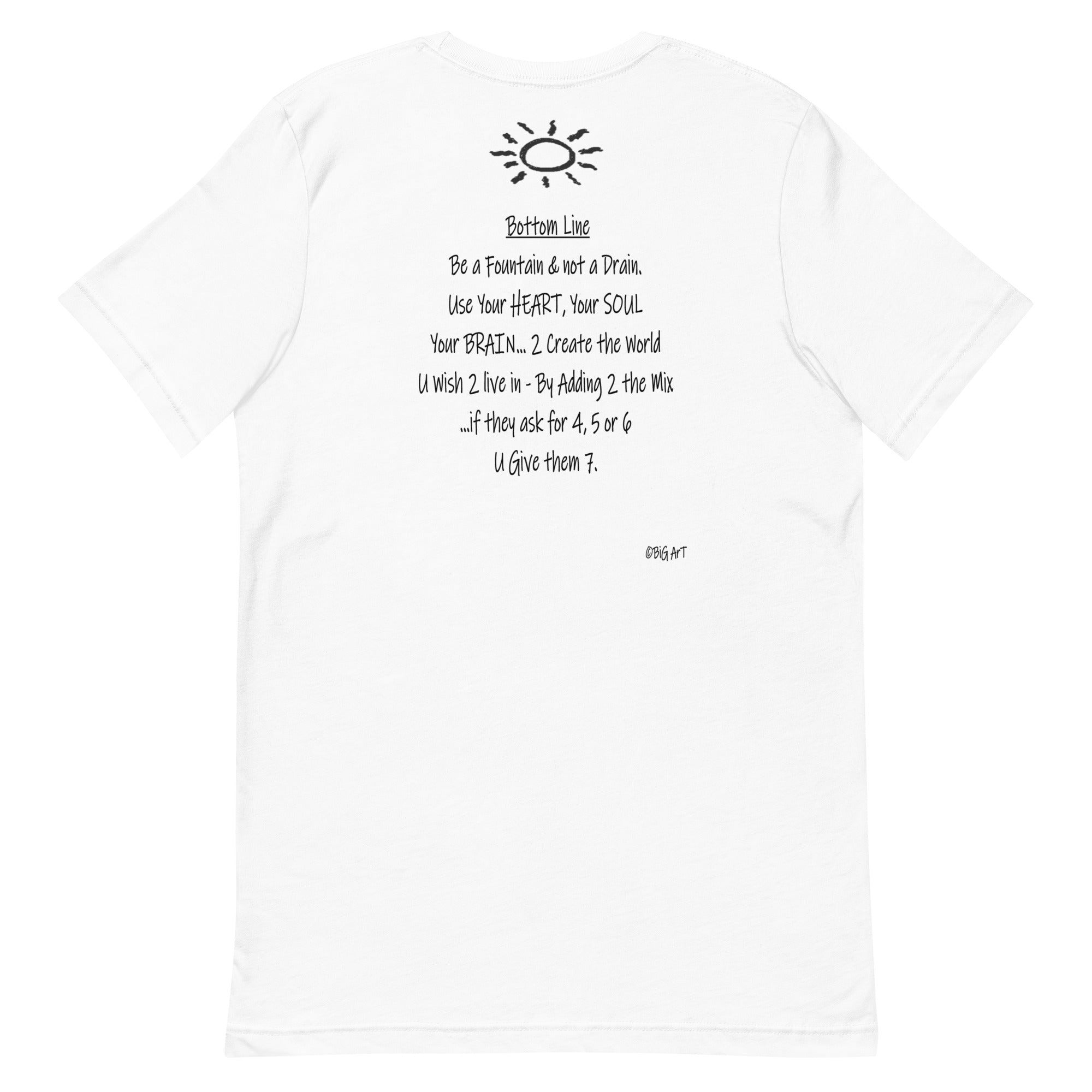 THE HUMANITARIAN'S CREED   Unisex t-shirt